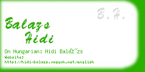 balazs hidi business card